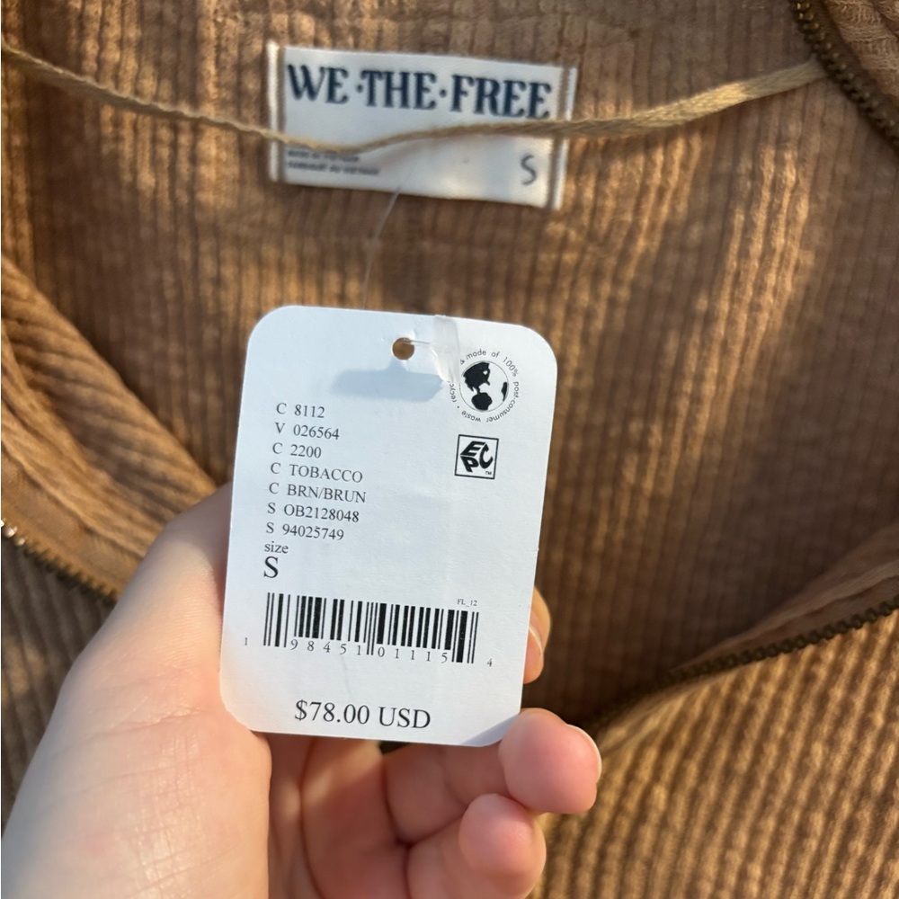 NWT Free People half zip - Picture 4 of 4